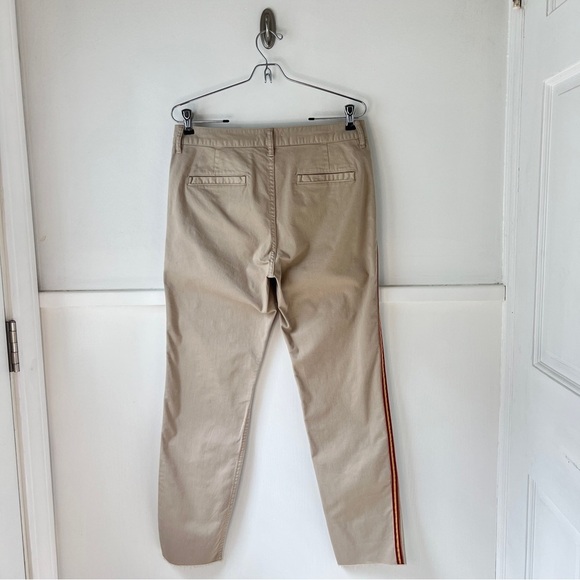 Anthropologie Velvet by Graham & Spencer Khaki Side Stripe Pant NWT - Picture 9 of 14